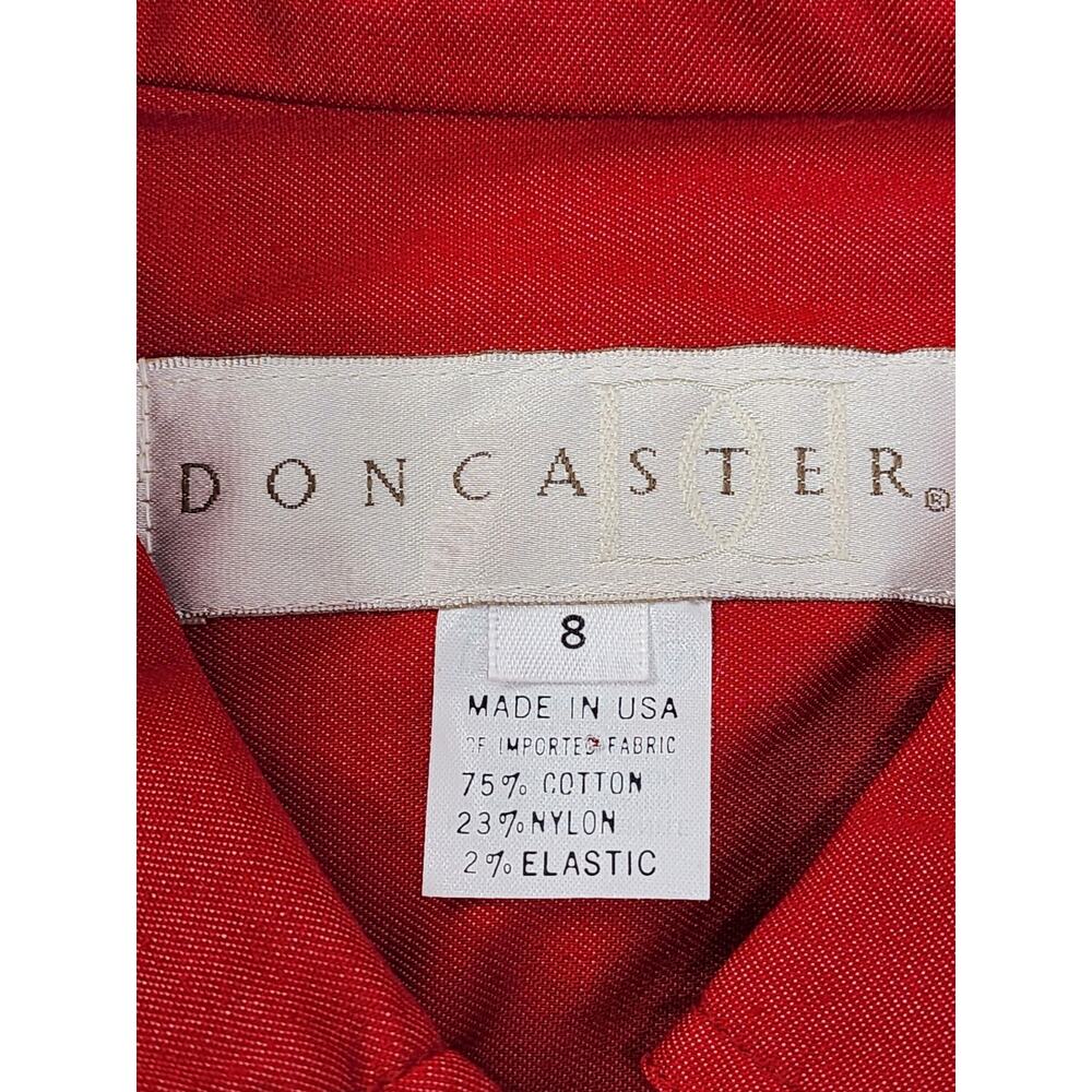 Doncaster Lightweight Button Front Jacket Size 8 … - image 6